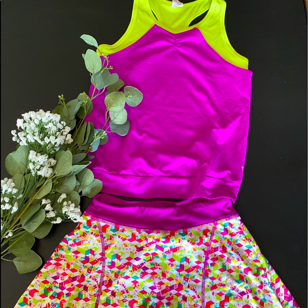 Danskin Now Girls' Active Skort and top